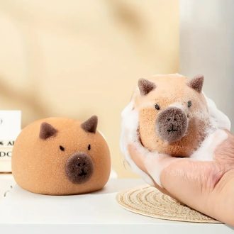 Capybara alakú fürdőszivacs