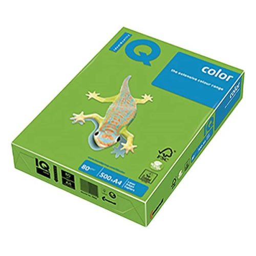 Fénymásolópapír színes IQ Color A/4 80 g intenzív májuszöld 500 ív/csomag