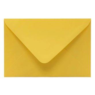   Boríték színes KASKAD LC6 enyvezett 114x162mm citromsárga