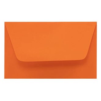   Névjegyboríték, színes, enyvezett, 70x105mm, KASKAD, 48 narancs