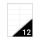 Etikett FORTUNA 105x48mm