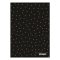 Füzet, tűzött, A5, kockás, 54 lap, STREET, Black&Gold