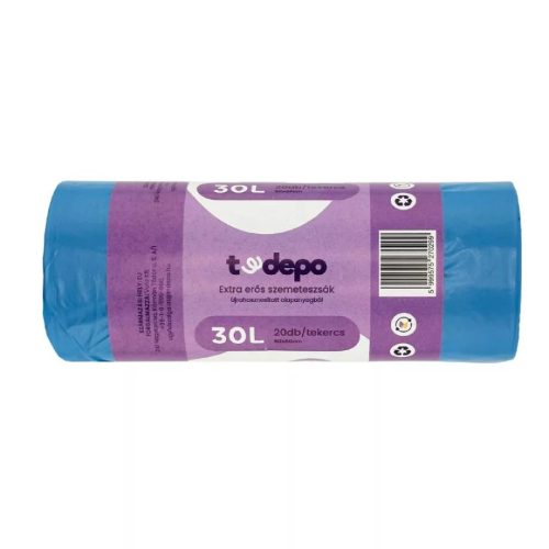 Szemeteszsák 30L - 50*60cm extra erős 20db/tek