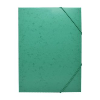 Gumis mappa, prespán, A4, FORTUNA, zöld