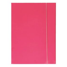 Gumis mappa OPTIMA A4 fluo pink 600gr