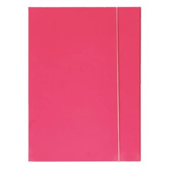 Gumis mappa OPTIMA A4 fluo pink 600gr