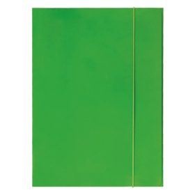 Gumis mappa OPTIMA A4 fluo zöld 600gr