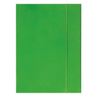 Gumis mappa OPTIMA A4 fluo zöld 600gr
