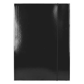Gumis mappa OPTIMA A/4 fekete 400 g
