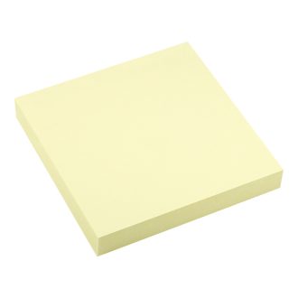   Öntapadós jegyzettömb GLOBAL Notes 3654-01(5654-01) 75x75mm sárga 100 lap