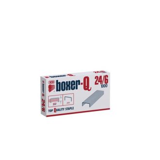 Tűzőkapocs, 24/6, BOXER-Q hegyezett