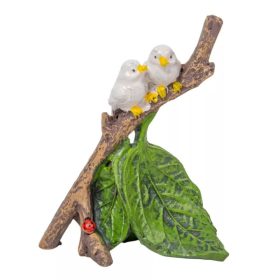 Faág madarakkal poly M10cm