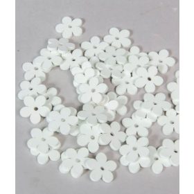 Fa virág, 2,5cm, fehér