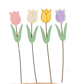 Fa tulipán beszúrós M17cm