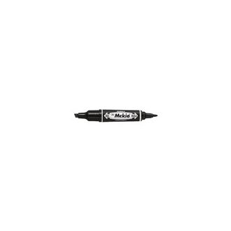   Alkoholos marker, 2,0/4,0 mm, kúpos/vágott, kétvégű, ZEBRA Hi-Mckie, fekete