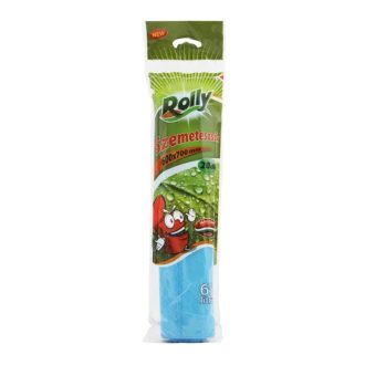 Szemeteszsák, M, 65 l, 20 db, kék, Rolly