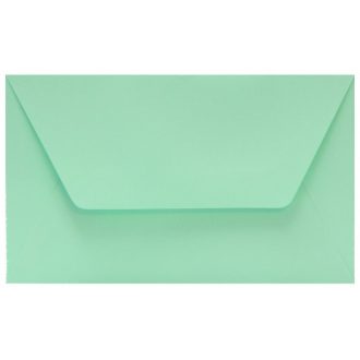   Névjegyboríték, színes, enyvezett, 70x117 mm, OFFICE 21, akvamarin zöld