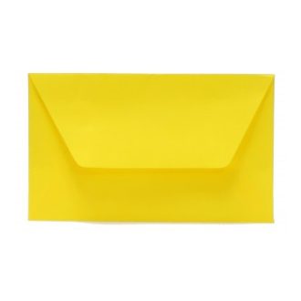   Névjegyboríték, színes, enyvezett, 70x117 mm, OFFICE 21, élénk aranysárga