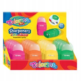 Radír és hegyező, Colorino 2in1, vegyes színek
