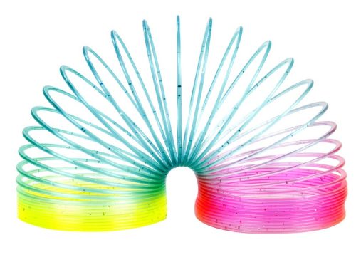 Színes bolondrugó, csillogó