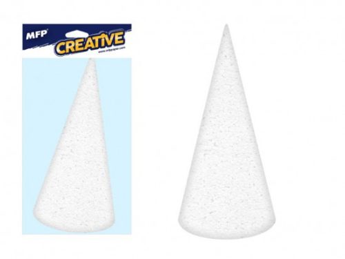Polisztirol kúp átm. 7,8cm/mag. 20cm sima