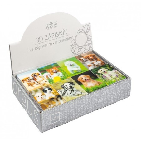 Jegyzet ARGUS mágneses 3D Kutyás