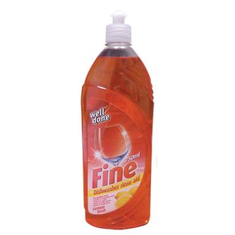 Öblítőszer, mosogatógéphez, 750 ml, Well Done