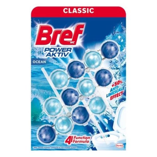 Toalett illatosító golyó BREF Power Aktiv Ocean 3x50 g