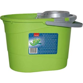 Felmosóvödör, csavarókosárral, 13 l, Green Mop, Paclan