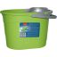 Felmosóvödör, csavarókosárral, 13 l, Green Mop, Paclan