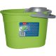 Felmosóvödör, csavarókosárral, 13 l, Green Mop, Paclan