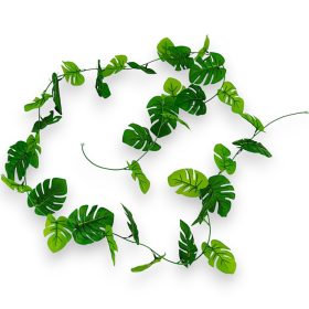 philodendron (pálma) leveles girland 35 leveles, 245cm