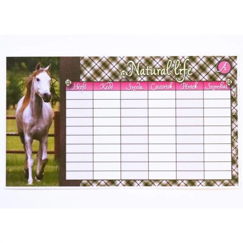 Órarend Zátonyi 2 oldalas A+B hetes