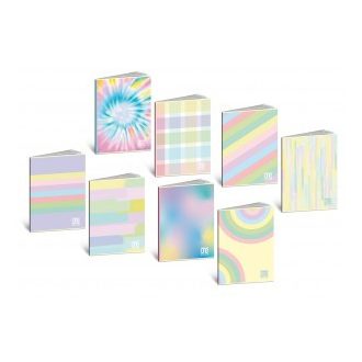   Füzet, tűzött, A5, kockás, 42 lap, BLASETTI, One Color Pastelplus