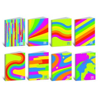  Spirálfüzet, A4, vonalas, 60 lap, BLASETTI One Color Fantafluo