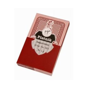 Piatnik magyar kártya, papír alapú - piros csomagolásban