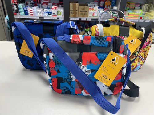 UZSONNÁS táska ADELn vegyes mintával