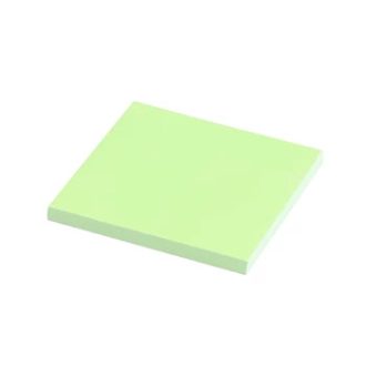   Jegyzettömb, ragasztó nélkül tapadó, 75x75mm, 100lap, Evoffice Static, neon zöld
