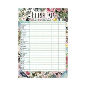   Falinaptár spirálozott LIZZY CARD B/4 álló, Anyu tervezője