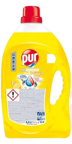 Mosogatószer, 4l, PUR, citrom