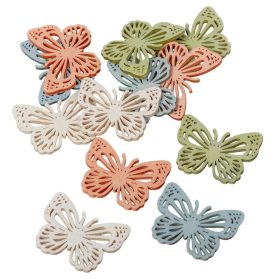 Fa pillangó mix 4cm 12db-os