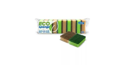 Mosogatószivacs, 10 db, Bonus Eco B040
