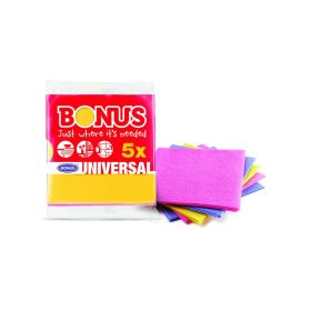 Törlőkendő, uiverzális, B170 36x36 cm, 5 db, Bonus
