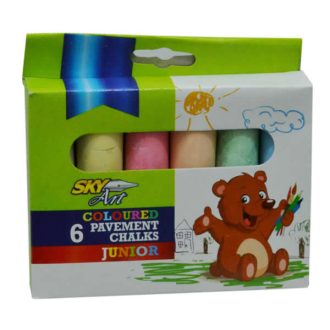 Aszfaltkréta 6 db JUNIOR