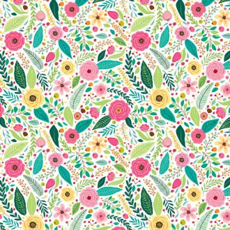 Cardex csomagolópapír 100x70cm, virágos