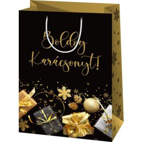 CARDEX Ajándéktasak karácsony 267x137x330 Arany-fekete