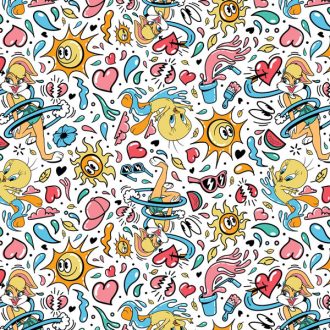 Cardex csomagolópapír 100x70cm, Looney Tunes