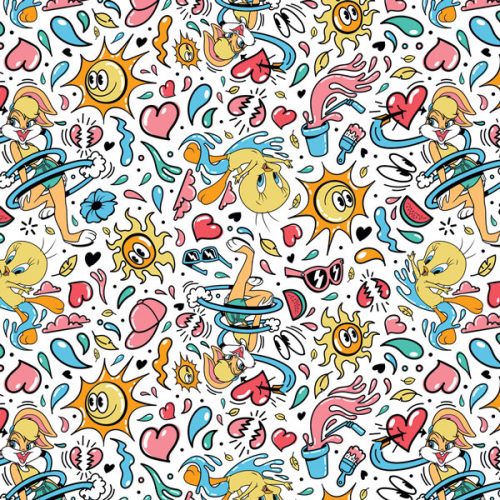 Cardex csomagolópapír 100x70cm, Looney Tunes