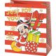 Ajándéktasak, karácsonyi Mickey egér, V4 árkód  267*137*330