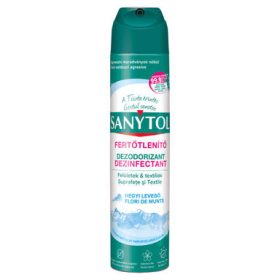   Fertőtlenítő légfrissítő, 300 ml, hegyi levegő illat, SANYTOL